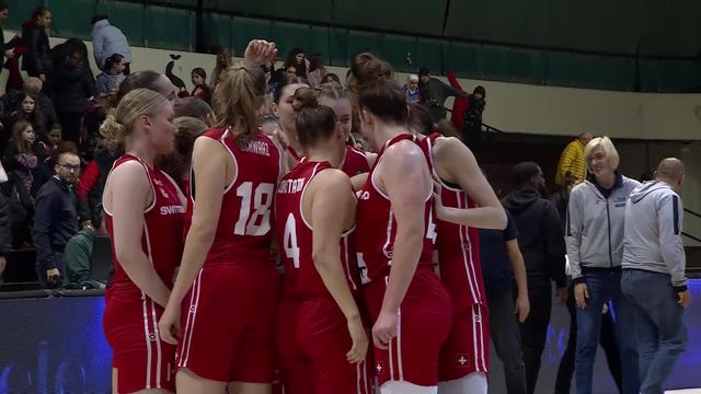 Sarajevo (BIH), Bosnie - Suisse (81-62) :L'équipe de Suisse féminine a remporté son premier match du groupe H