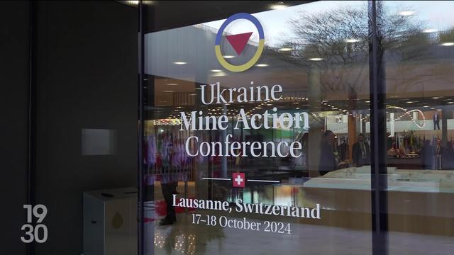 Une soixantaine d’États et d’organisations internationales sont réunies près de Lausanne pour parler de déminage en Ukraine