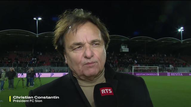 1-2 finales, Sion - Lugano (0-2): Christian Constantin à l'interview