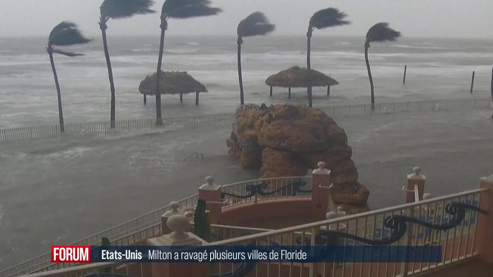 États-Unis: le passage de l’ouragan tropical Milton cause la mort d’au moins 4 personnes en Floride (vidéo)