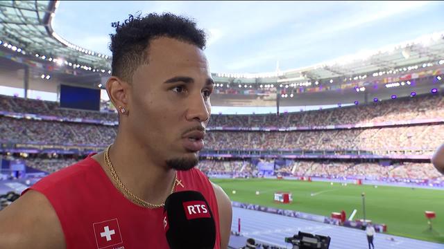 110m haies, 1-2 finale: l'interview de Jason Joseph (SUI), éliminé aux portes de la finale