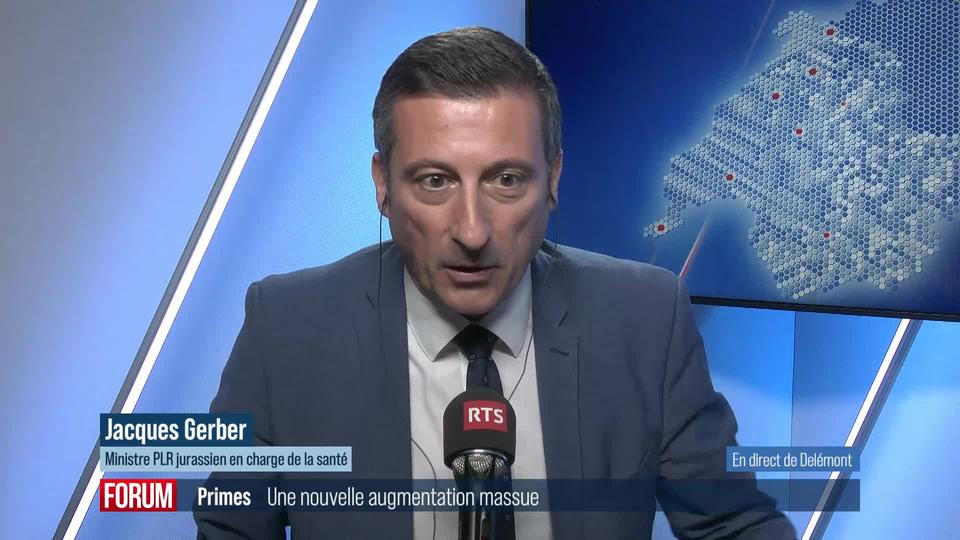 La population jurassienne voit ses primes augmenter de près de 9%: interview de Jacques Gerber (vidéo)