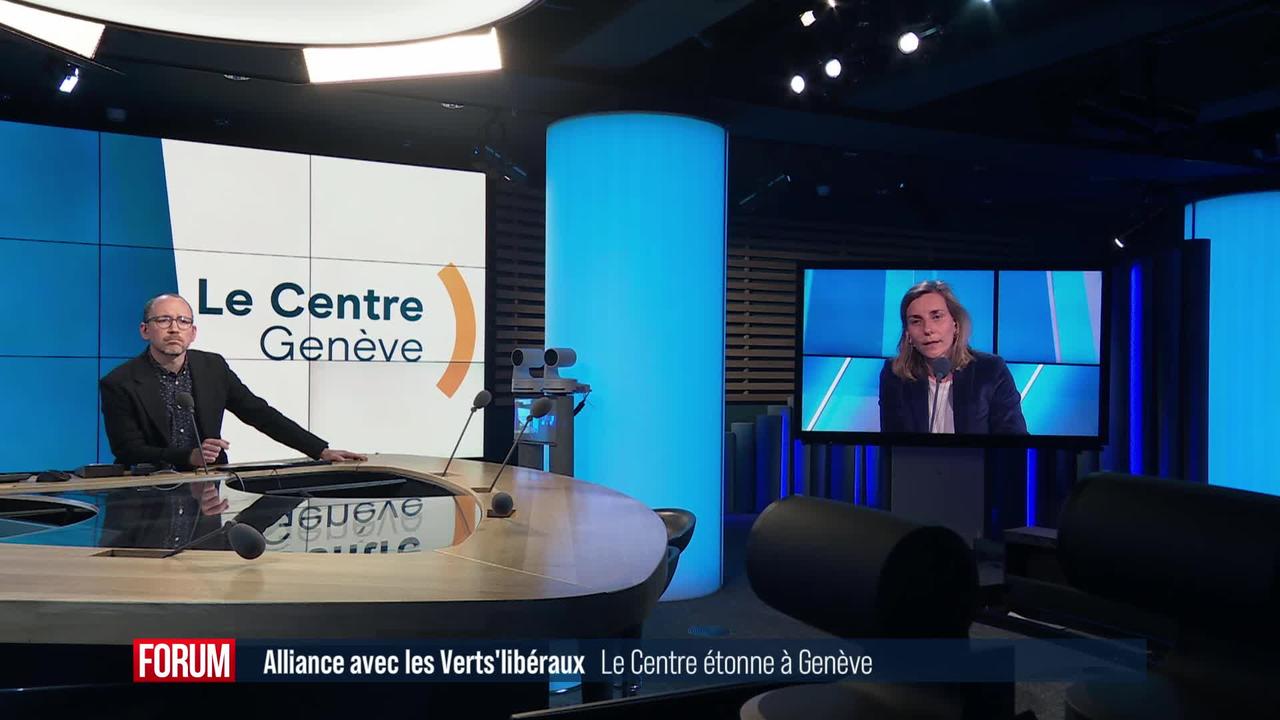 Le Centre genevois forme une alliance avec les Vert'libéraux: interview de Marie Barbey-Chappuis