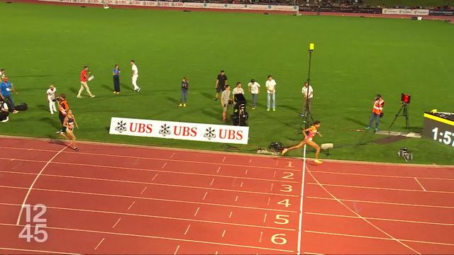 La Fribourgeoise Audrey Werro a battu hier soir le record de Suisse du 800 mètres féminin lors du meeting de Bellinzone