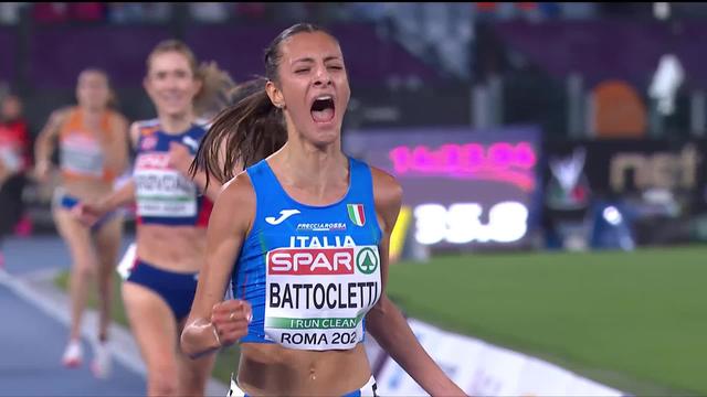 Rome (ITA), jour 1, 5000m dames : Nadia Battocletti (ITA) s’adjuge le titre et le record d’Italie !