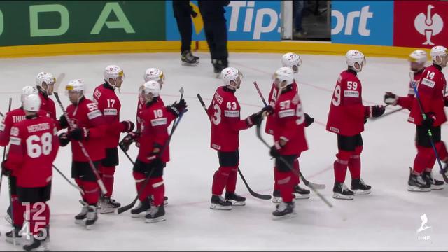 Hockey sur glace: l’équipe de Suisse s’est inclinée 3-2 face au Canada et perd son premier match du Mondial à Prague