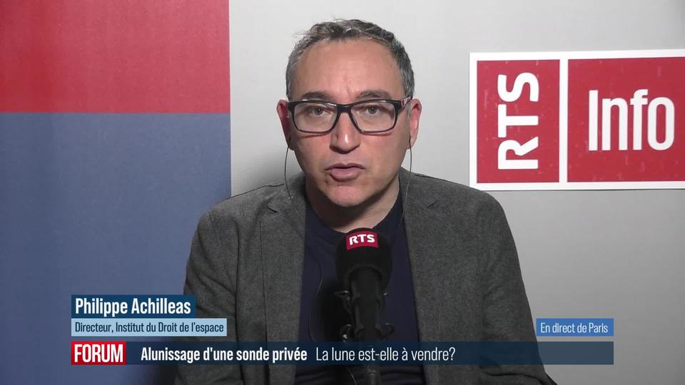 Alunissage d'une sonde privée, qu'y a-t-il à vendre sur la Lune? Interview de Philippe Achilleas