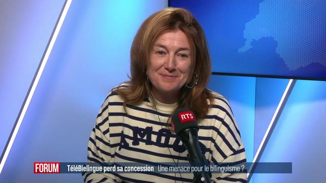La chaîne TéléBielingue perd sa concession: une menace pour le bilinguisme? Interview de Virginie Borel