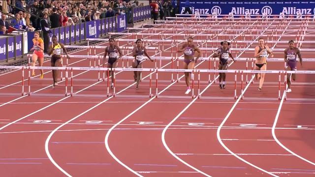 Bruxelles (BEL), 100m haies dames: Jasmine Camacho-Quinn (PUR) décroche sa 5e victoire en Ligue de Diamant