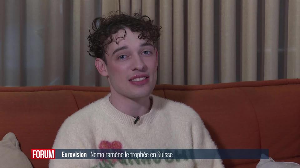 L’artiste suisse Nemo remporte l’Eurovision: interview de Nemo