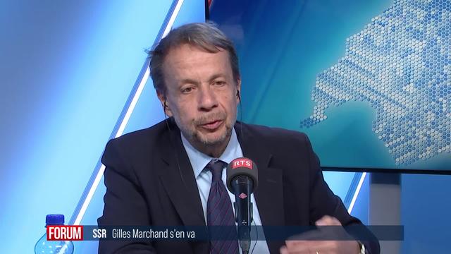 Interview de Gilles Marchand, directeur général de la SSR. [RTS]