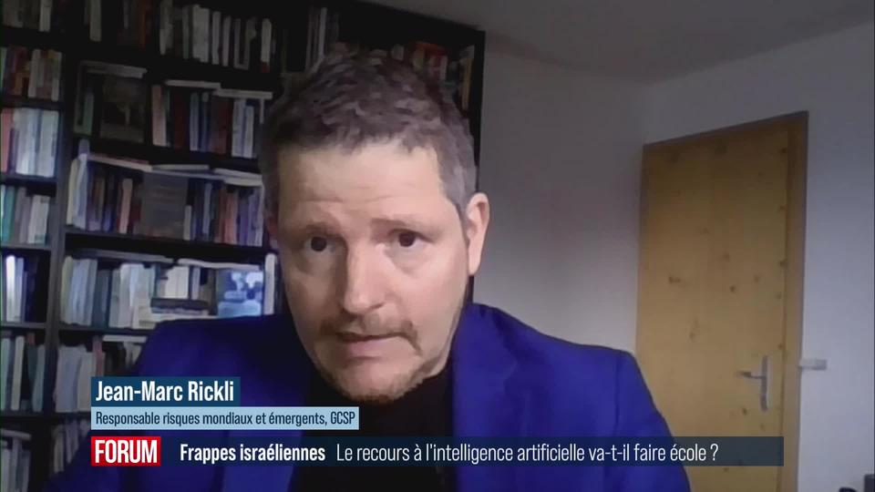 Le recours à l'intelligence artificielle par l'armée israélienne: interview de Jean-Marc Rickli