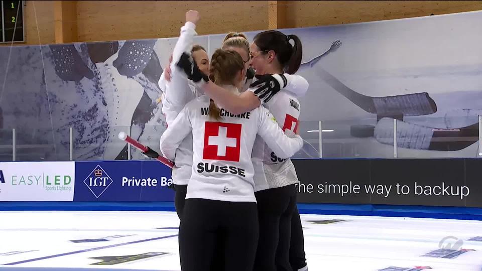 Lohja (FIN), Suède – Suisse (4-8): les Suissesses enlèvent le titre européen après un 11e succès de rang