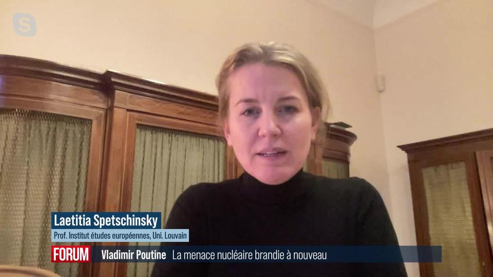 Vladimir Poutine brandit la menace nucléaire dans son discours à la nation: interview de Laetitia Spetschinsky (vidéo)