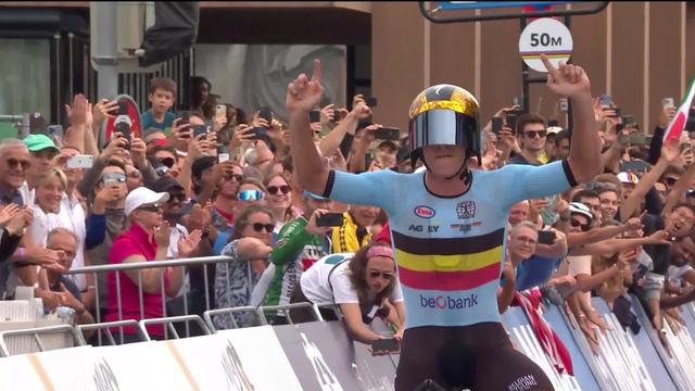 Cyclisme, Mondiaux: Le duel à distance entre Ganna (ITA) et Evenpoel (BEL) sourit au Belge