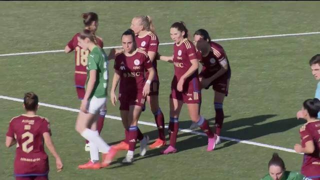 Football, Women's Super League: Servette Chênois - Saint-Gall (4-2)