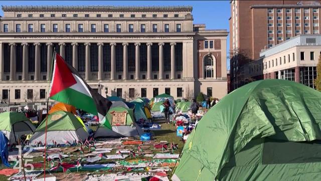 Des manifestations de soutien à Gaza agitent depuis jeudi plusieurs campus universitaires américains.