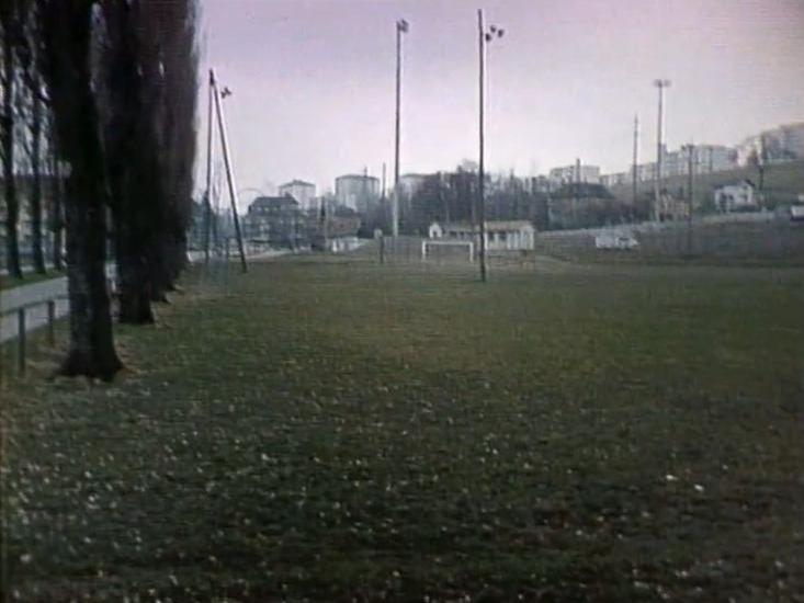 Le quartier de St-Léonard, à Fribourg en 1980.