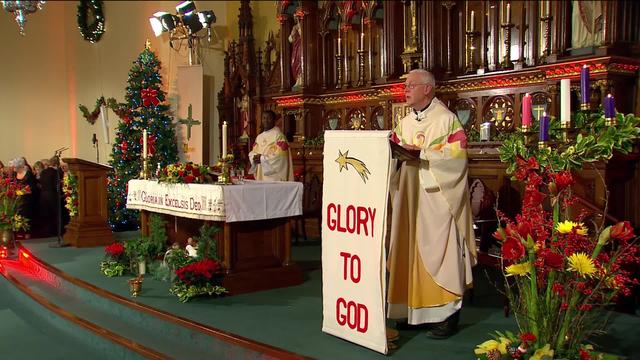 Messe de la nuit de Noël en direct et en Eurovision de l'église Sainte-Marie de Maynooth (Irlande)