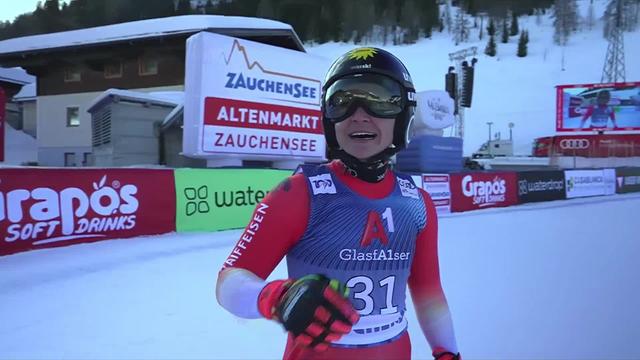 Zauchensee (AUT), Super-G dames: Jasmina Suter (SUI) réalise une bonne course