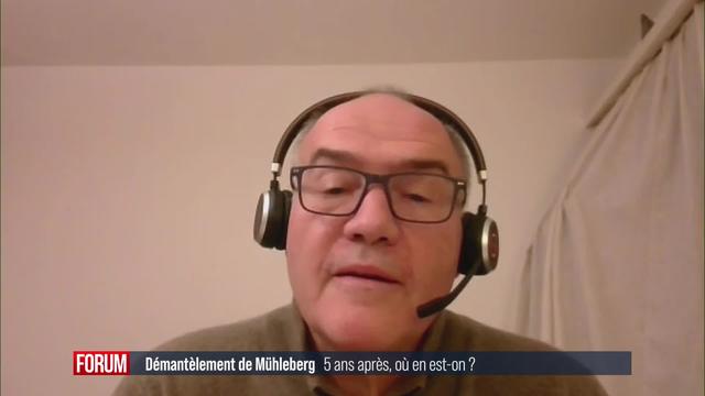 L’avancée du démantèlement de la centrale nucléaire de Mühleberg: interview de Patrick Miazza