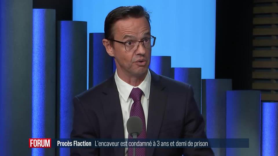 Trois ans et demi de prison ferme pour l’encaveur valaisan Cédric Flaction, condamné pour escroquerie: interview de Gilles Monnier (vidéo)