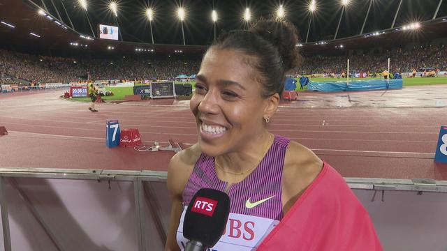 Zurich (SUI), 100m dames : interview de Mujinga Kambundji après sa 6e place