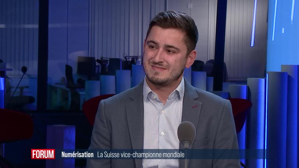 La Suisse, vice-championne du monde en matière de numérisation: interview de Fabian Grimm