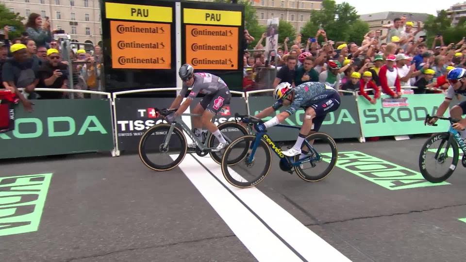 Étape 13, Agen – Pau: Philipsen (BEL) s’impose dans un sprint perturbé par une chute