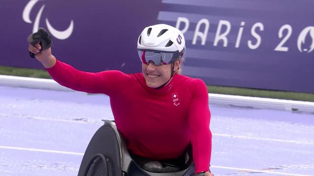 Paralympiques, athlétisme, finale 1500m T54 dames: Catherine Debrunner (SUI) soulève sa troisième médaille d'or à Paris !