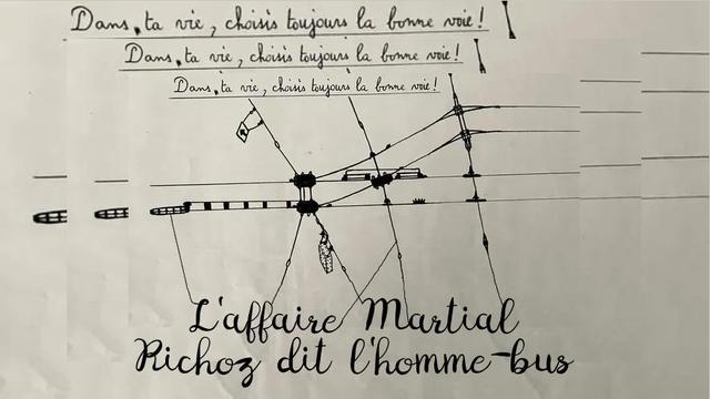 Dessin de Martial Richoz [Collection de l'Art Brut (Lausanne, Suisse) - François Teste]