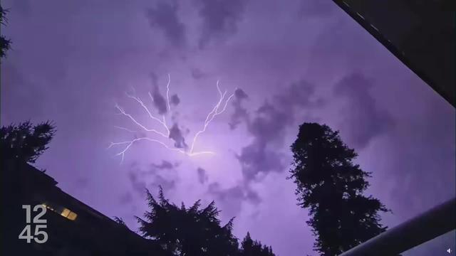 Hier soir, un gros orage s'est abattu sur Genève, des milliers d’éclairs ont zébré le ciel et ont été vus loin à la ronde