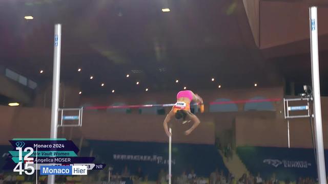 La Zurichoise Angelica Moser a battu vendredi le record de Suisse de saut à la perche