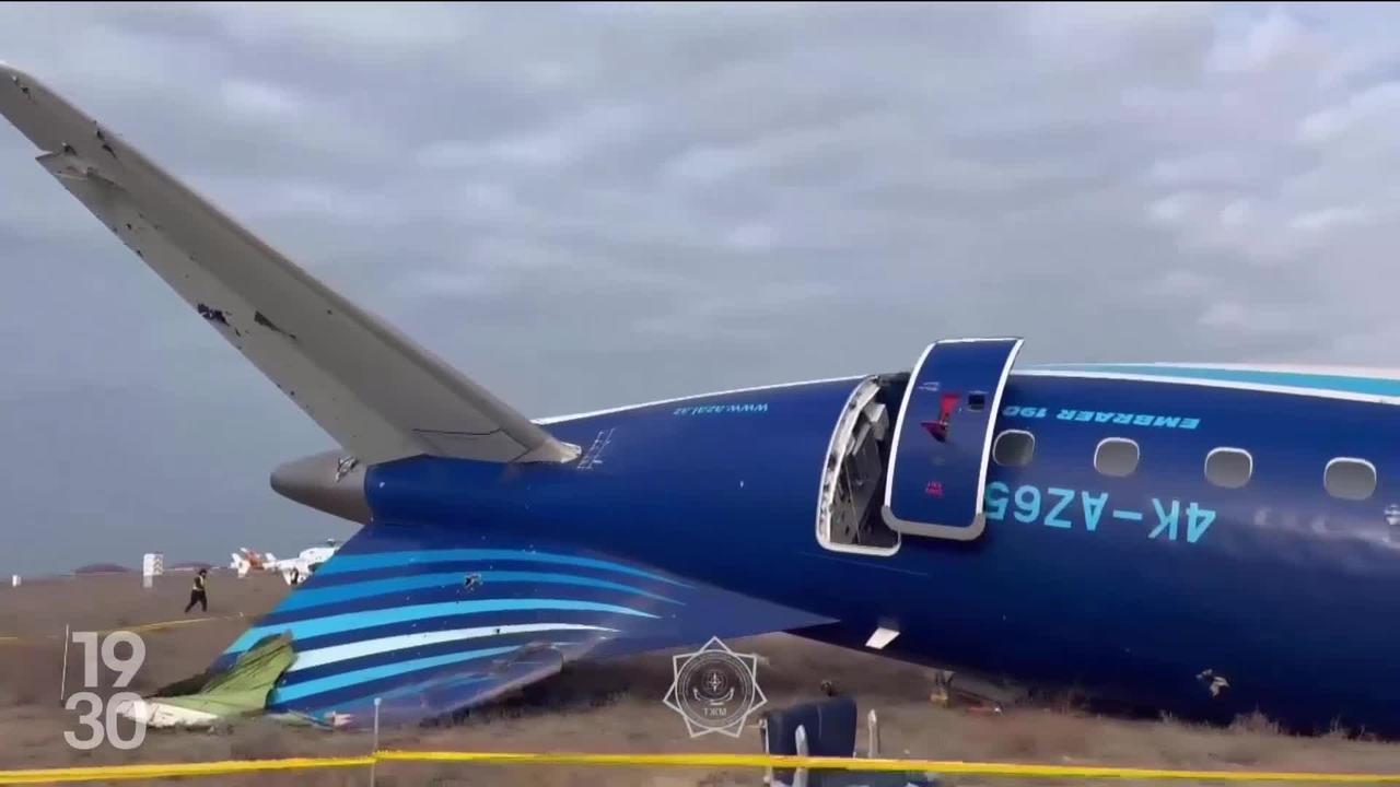 Le crash de l'avion de ligne d'Azerbaijan Airlines, qui a fait 38 morts mercredi, est dû à une "interférence externe", selon une enquête préliminaire