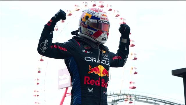 Formule 1, GP du Japon: Max Verstappen (NED) à nouveau sur la première marche du podium