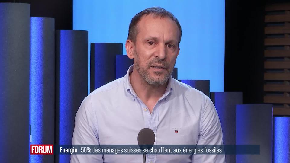 La moitié des bâtiments suisses restent chauffés aux énergies fossiles: interview de Mohamed Meghari (vidéo)