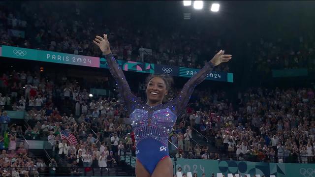 Concours général, finale: Simone Biles (USA) remporte l'or après un sol d'exception