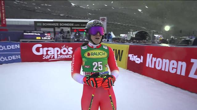 Sölden (AUT), géant dames, 1re manche: Wendy Holdener (SUI) qualifiée de justesse