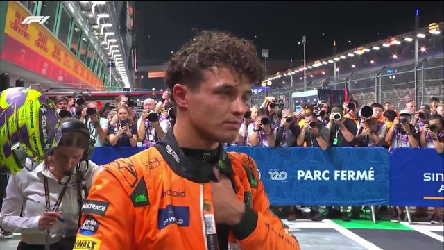 F1, GP de Singapour, qualifications: Norris (GBR) et Verstappen (NED) se battent pour la première place du classement général