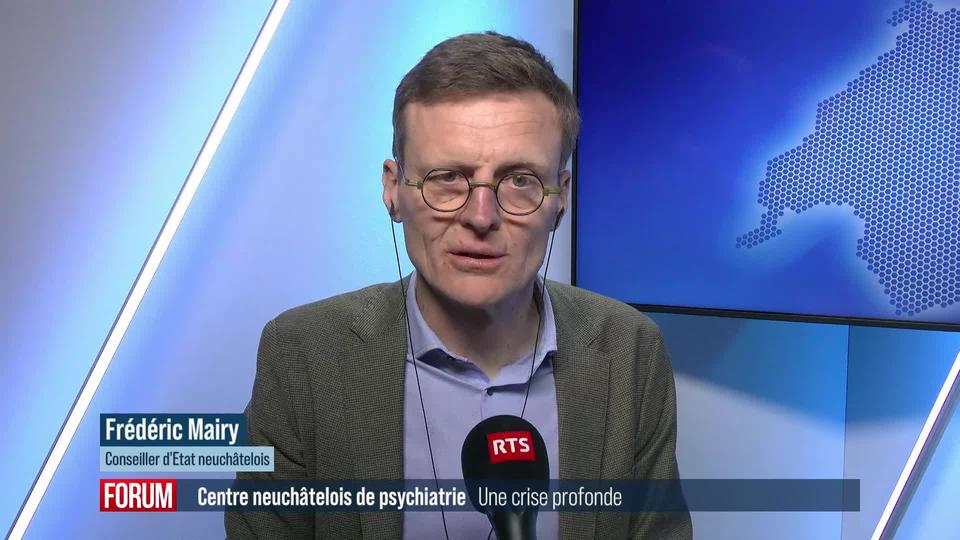 Crise importante au sein du Centre neuchâtelois de psychiatrie: interview de Frédéric Mairy