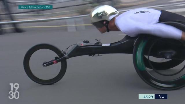 Catherine Debrunner et Marcel Hug empochent l'or lors du marathon dans la catégorie fauteuil des Jeux paralympiques de Paris