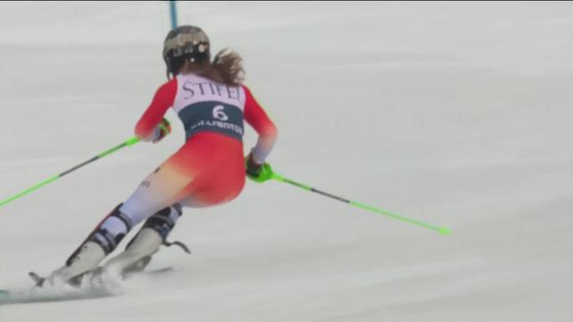 Killington (USA), slalom dames, 1re manche: Camille Rast (SUI) jouera le podium en deuxième manche