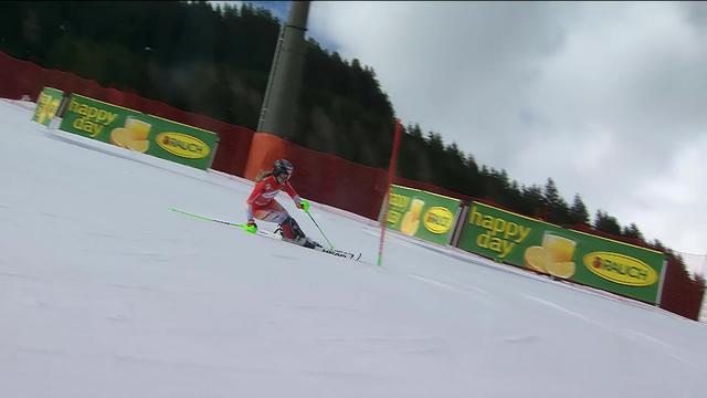 Saalbach (AUT), slalom dames finales, 1re manche: Camille Rast (SUI) meilleure Suissesse classée (12e)