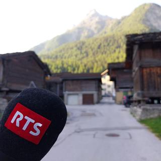 Carte postale des Haudères, dans le Valais. [RTS - Bastien von Wyss]