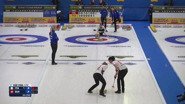 Curling, championnats d'Europe, Suisse - Italie 7-3: les Suissesses s'imposent contre l'Italie et défendront leur titre