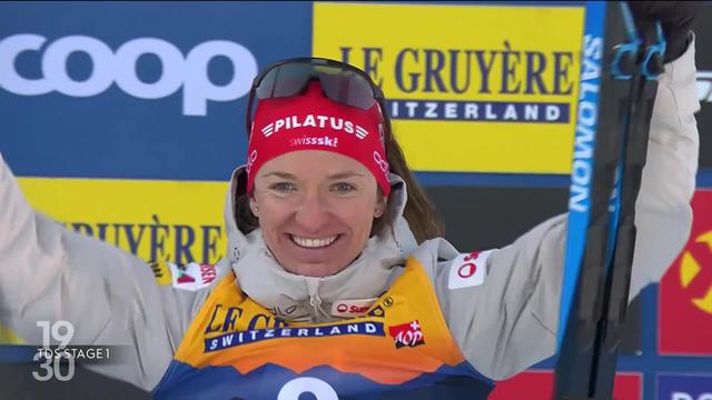 Ski nordique: deux Suisses sur le podium lors de la 1e étape du Tour de Ski