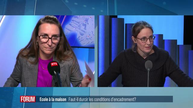 Faut-il durcir les conditions de l’école à la maison? Débat entre Sabine Glauser Krug et Sophie Moura