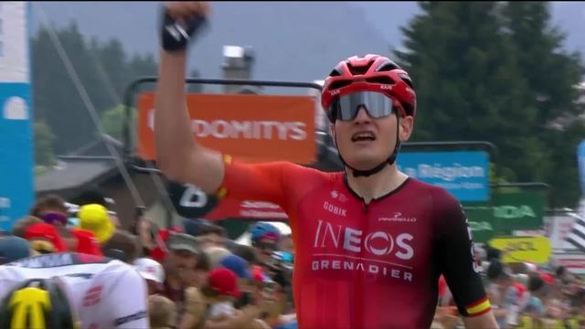 Etape 8, Thônes - Plateau des Glières: C. Rodriguez (ESP) gagne l’étape; P. Roglic (SLO) sauve son maillot jaune pour 8 secondes
