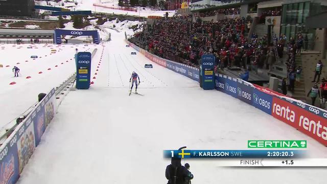Oslo (NOR), 50km Classique dames: Karlsson (SWE) devance sa compatriote et s'empare de la victoire