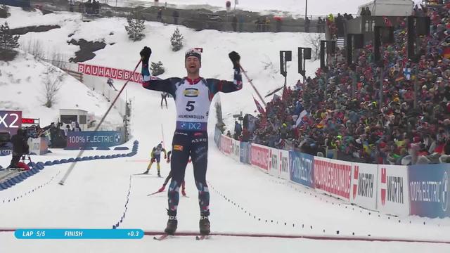 Oslo (NOR), 15km mass start messieurs: victoire de Sturla Holm Laegreid (NOR), Benedikt Doll (GER) 2e et Jesper Nelin (SWE) 3e